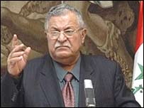 Irak Cumhurbaşkanı Celal Talabani