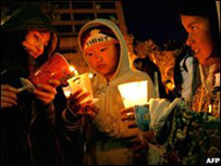 Manifestantes fizeram vigília em San Francisco