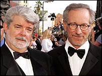   استيون اسپيلبرگ  و جورج لوکاس