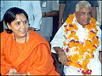 उमा भारती और बाबूलाल गौर