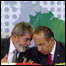 Os presidentes Luiz Inácio Lula da Silva e Felipe Calderón
