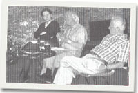 Ned Thomas ac Angharad Griffiths