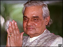O premiê indiano, Atal Behari Vajpayee