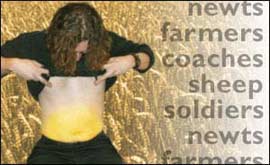 Yellowbelly of a man.