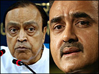 मुरली देवड़ा और प्रफुल्ल पटेल