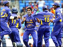 Sri Lanka team in the Caribbean