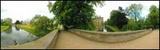 The Backs from King's College Bridge in 360°