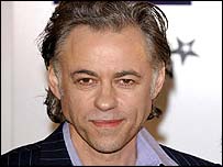 O roqueiro Bob Geldof 