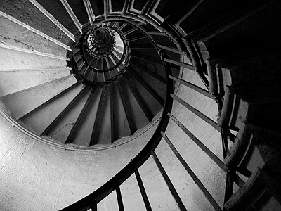 'London by Londoners' is a free exhibition of photographs of the city's landscapes and life. This picture was taken inside The Monument. Photo: Richard George/LPMG.