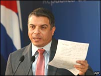 Küba Dışişleri Bakanı Felipe Perez Roque