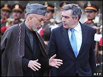 کرزئی اور براؤن