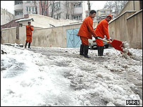 نخستين برف زمستان گذشته در تهران - عکس از خبرگزاری فارس