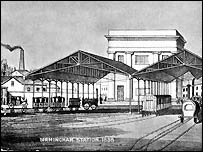 1905 LNWR postcard of Curzon Street in 1838