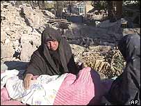 Vítima de terremoto no Irã