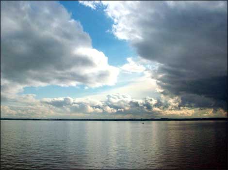 Clouds over water 470