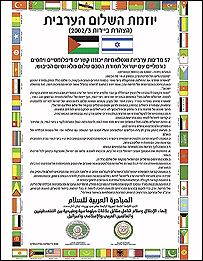 Anúncio em jornais israelenses