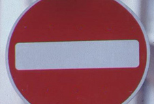 no-entry sign