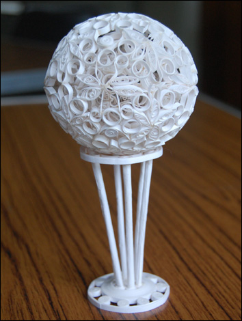 Quilling ball model