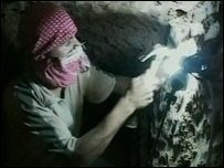 Tünel kazan bir Filistinli