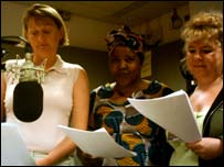 Mary Tinkler, Linda Nkomo and Renate Rejmar