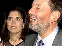 Ông Blunkett và bà Quinn