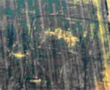 Aerial shot of the site of a Roman villa