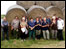 Archers in front of haystacks 66