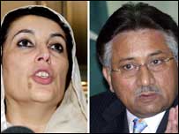 بے نظیر بھٹو اور پرویز مشرف