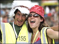 Stewards at a festival