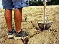 Seca na Itália, em 2003