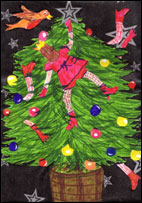 Cartoon Christmas Tree