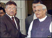 مشرف اور واجپئی