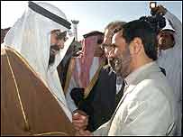 Ahmedinecad ve Kral Abdullah