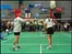 Island Games' Badminton action