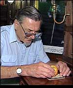 Trevor sets the bait