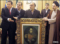 خاتمی و چاوز