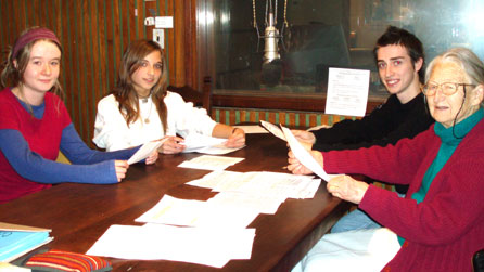 Yn y stiwdio gyda Tegai Roberts