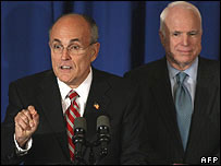 रूडी गुइलियानी और जैन मैक्केन