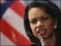 امریکی وزیر خارجہ کونڈو لیزا رائس