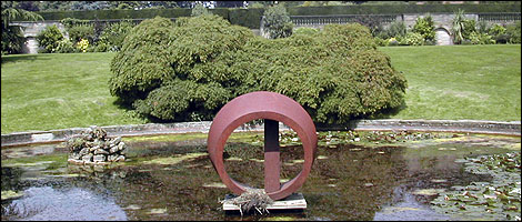 Sculpture in water at Yorkshire Sculpture Park