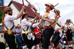 Morris Dancers Dancing