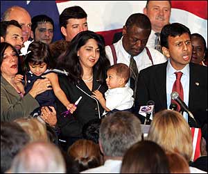 बॉबी जिंदल की जीत का जश्न