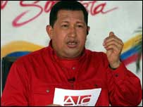 Venezuela Cumhurbaşkanı Hugo Chavez