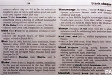 A page from the dictionary