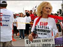 Manifestação contra imigração