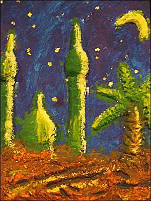 تابلویی از ونوس اسد پور از کرمان