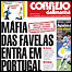 Capa do jornal português 'Correio da Manhã' de 19 de setembro de 2008