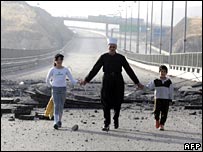 Libanese fogem de conflito