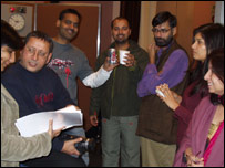 पिछले साल हुए नाटक रेस की तैयारी