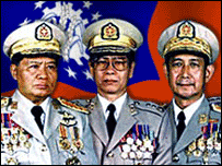 Các tướng lính của Miến Điện